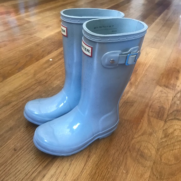 Hunter Kids Original Starcloud glitter Boots - Picture 8 of 11